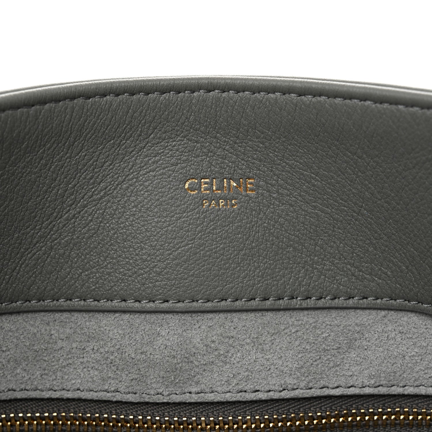 Celine Supple Calfskin Medium Appoline Zinc 6 of 10