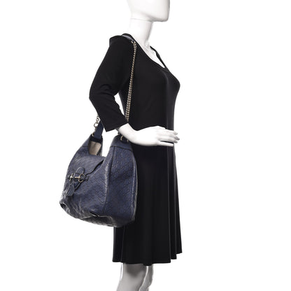 Gucci Guccissima Medium Emily Hobo Blue 2 of 11