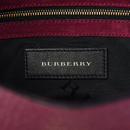 Burberry Signature Grain Medium Mildenhall Crossbody Bag Dark Plum 6 of 12