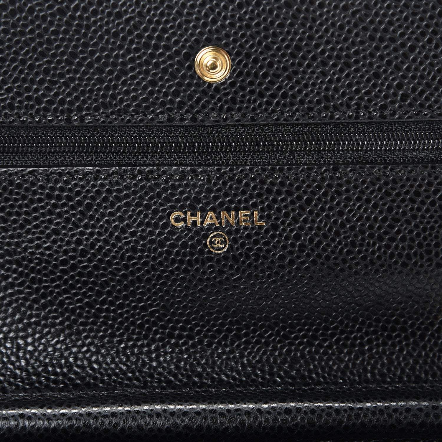 Chanel Caviar Quilted Wallet On Chain WOC Black 5 of 11