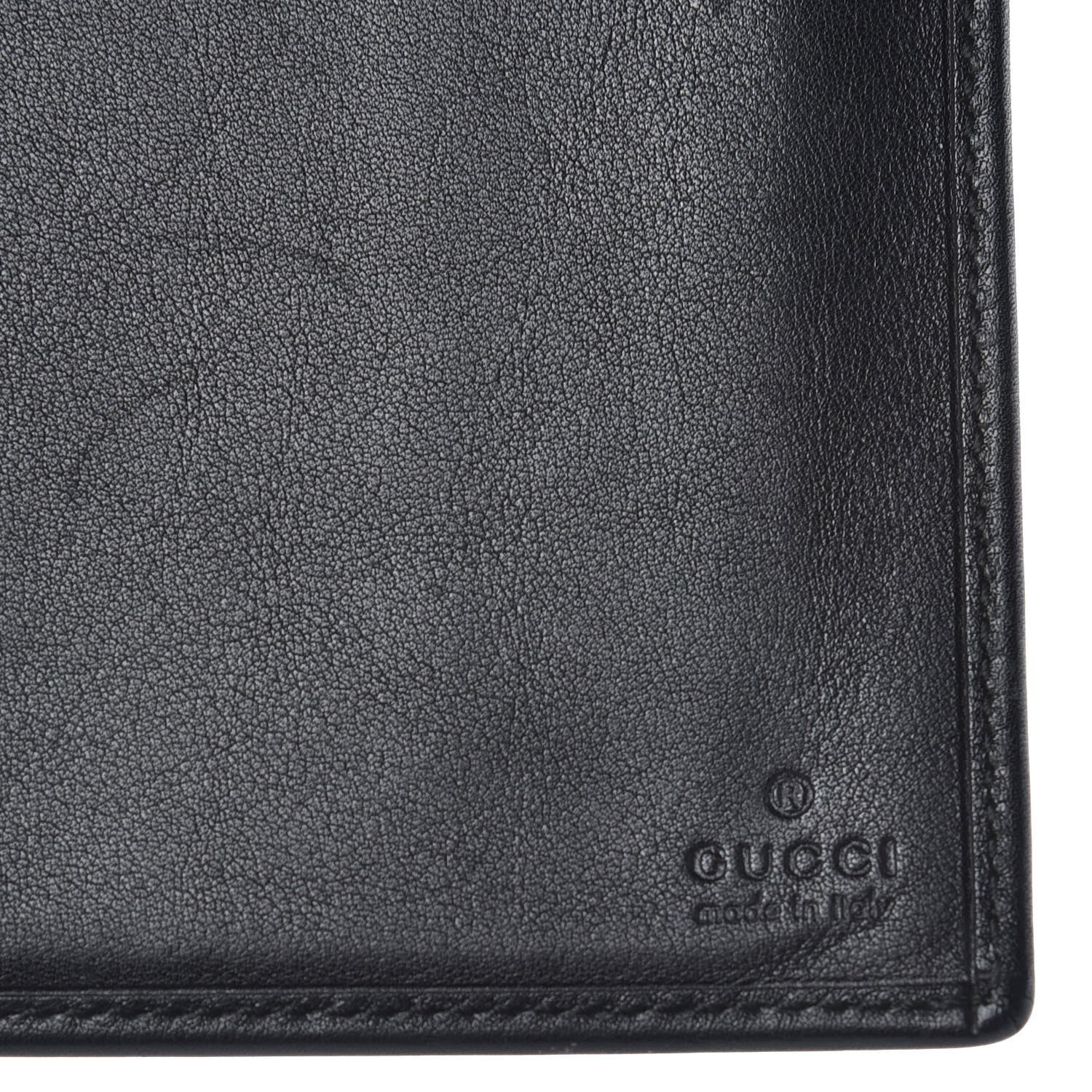 Gucci Calfskin G Long Wallet Black 6 of 11