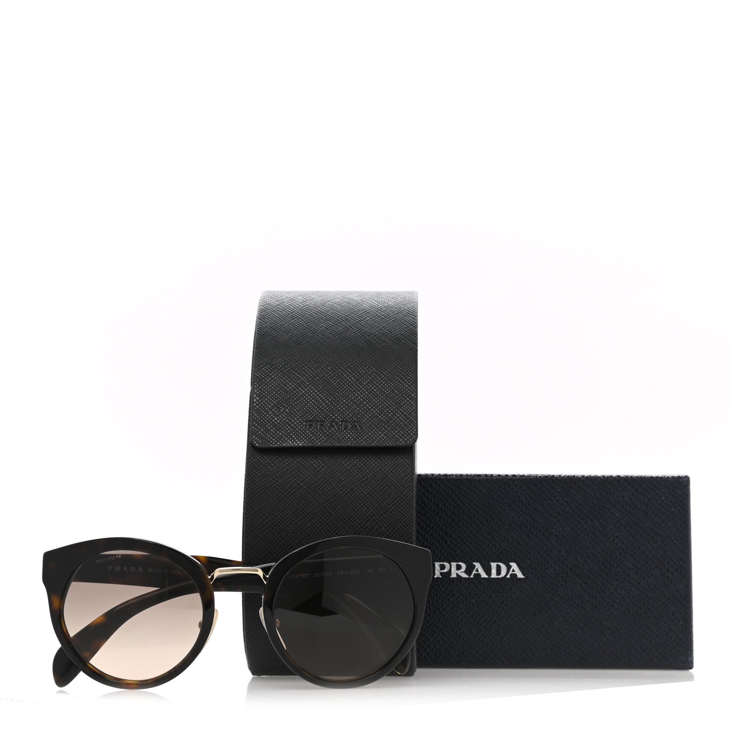 Prada Round Sunglasses SPR 05T Tortoise 7 of 7