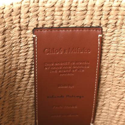 Chloe X MIFUKO Raffia Large Woody Basket Bag White 6 of 11