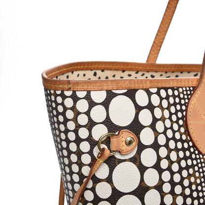 Louis Vuitton Monogram Kusama Waves Neverfull MM White 6 of 14