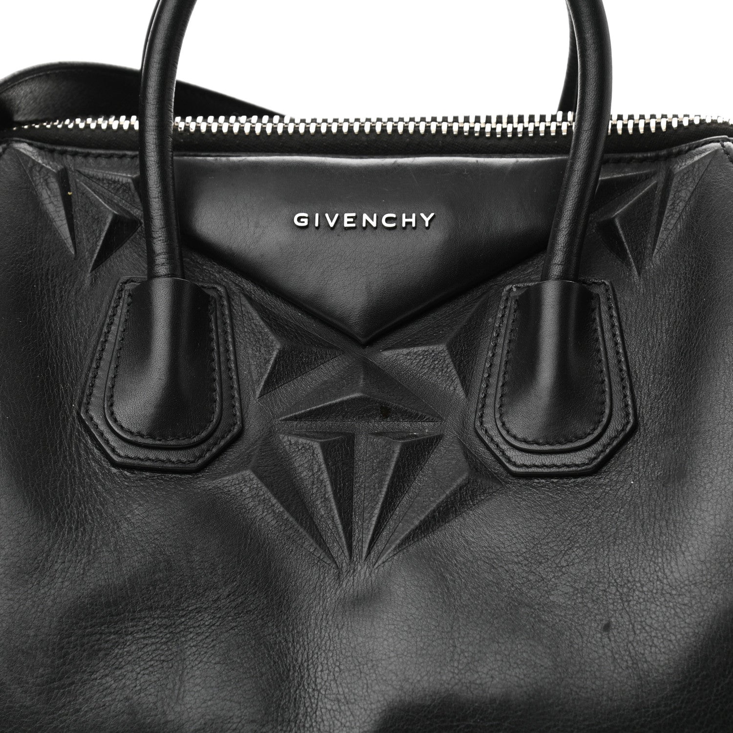 Givenchy Calfskin 3D Stud Medium Antigona Black 8 of 13