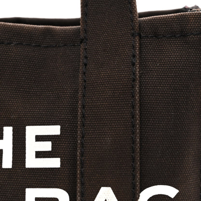 Marc Jacobs Cotton Canvas Mini The Traveler Tote Bag Black 13 of 18