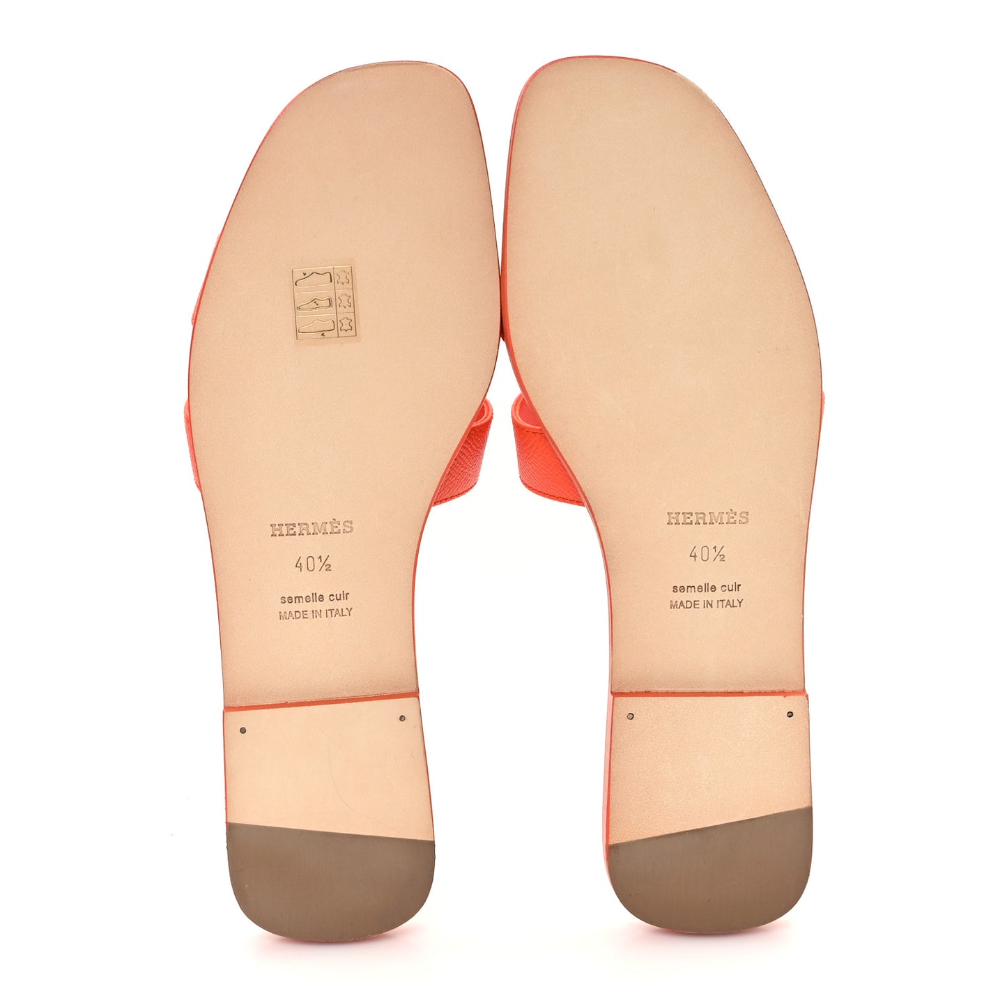 Epsom Oran Sandals 40.5 Orange Poppy