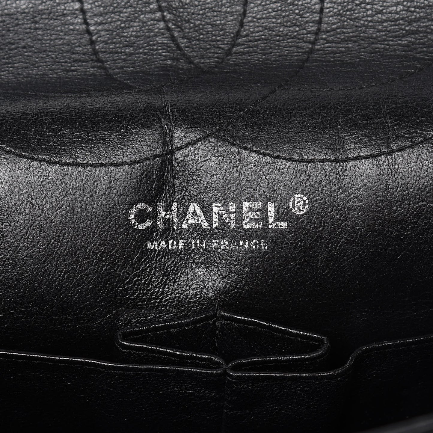 Glazed Aged Calfskin Quilted 2.55 Reissue 227 Flap So Black