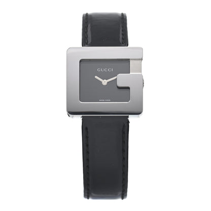 Gucci Stainless Steel Calfskin 23mm 3600L Quartz Watch Black 1 of 4