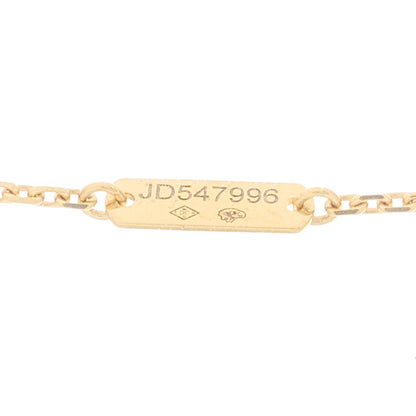 Van Cleef & Arpels 18K Yellow Gold Carnelian Vintage Alhambra Pendant Necklace 4 of 6