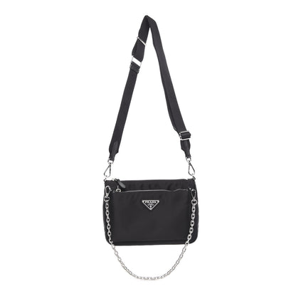 Prada Nylon Shoulder Bag Black 1 of 9