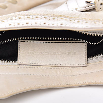 Balenciaga Agneau Giant Brogues Hardware City White Light 6 of 26