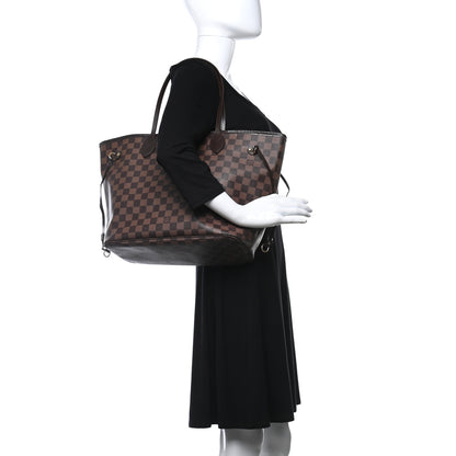 Louis Vuitton Damier Ebene Neverfull MM 2 of 9