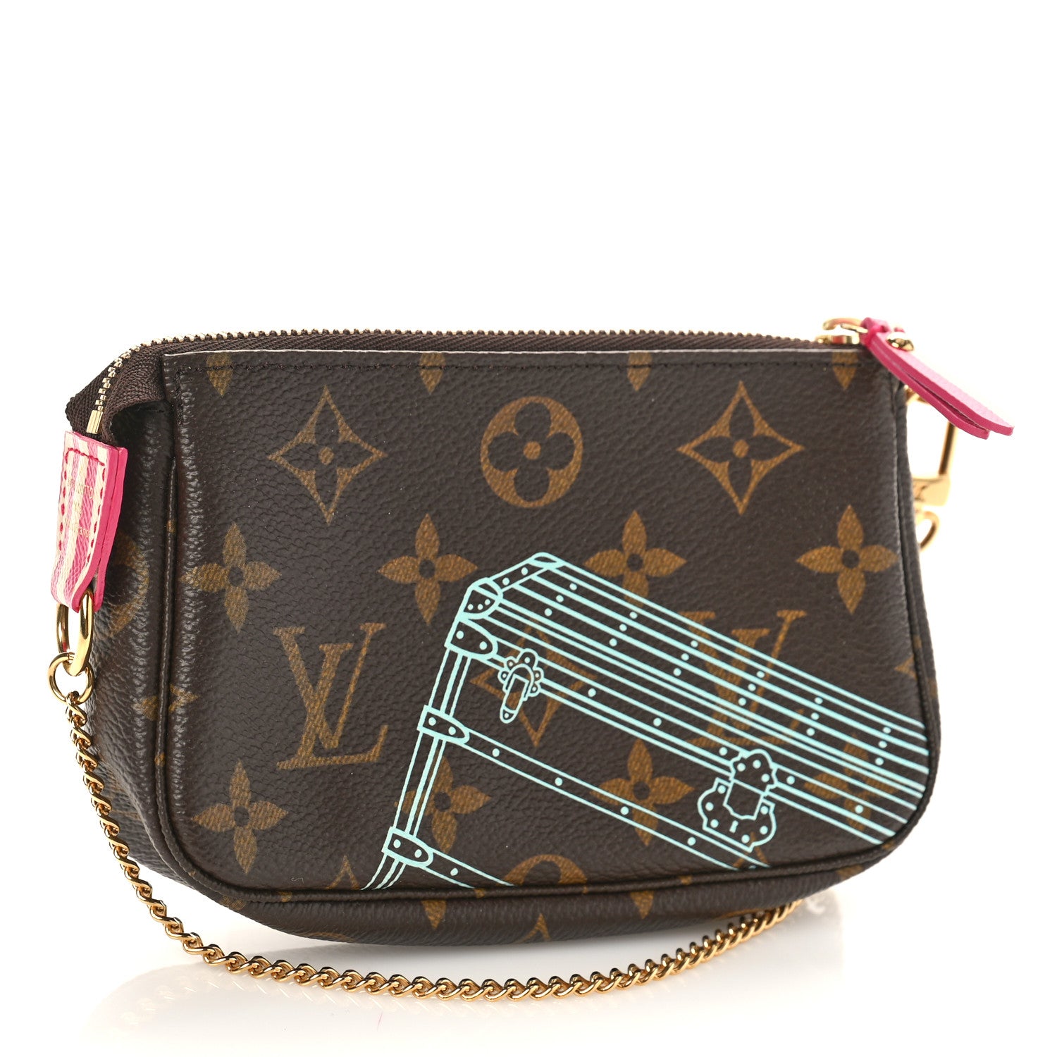 Louis Vuitton Monogram 2014 Christmas Animation Mini Pochette Accessories 3 of 9