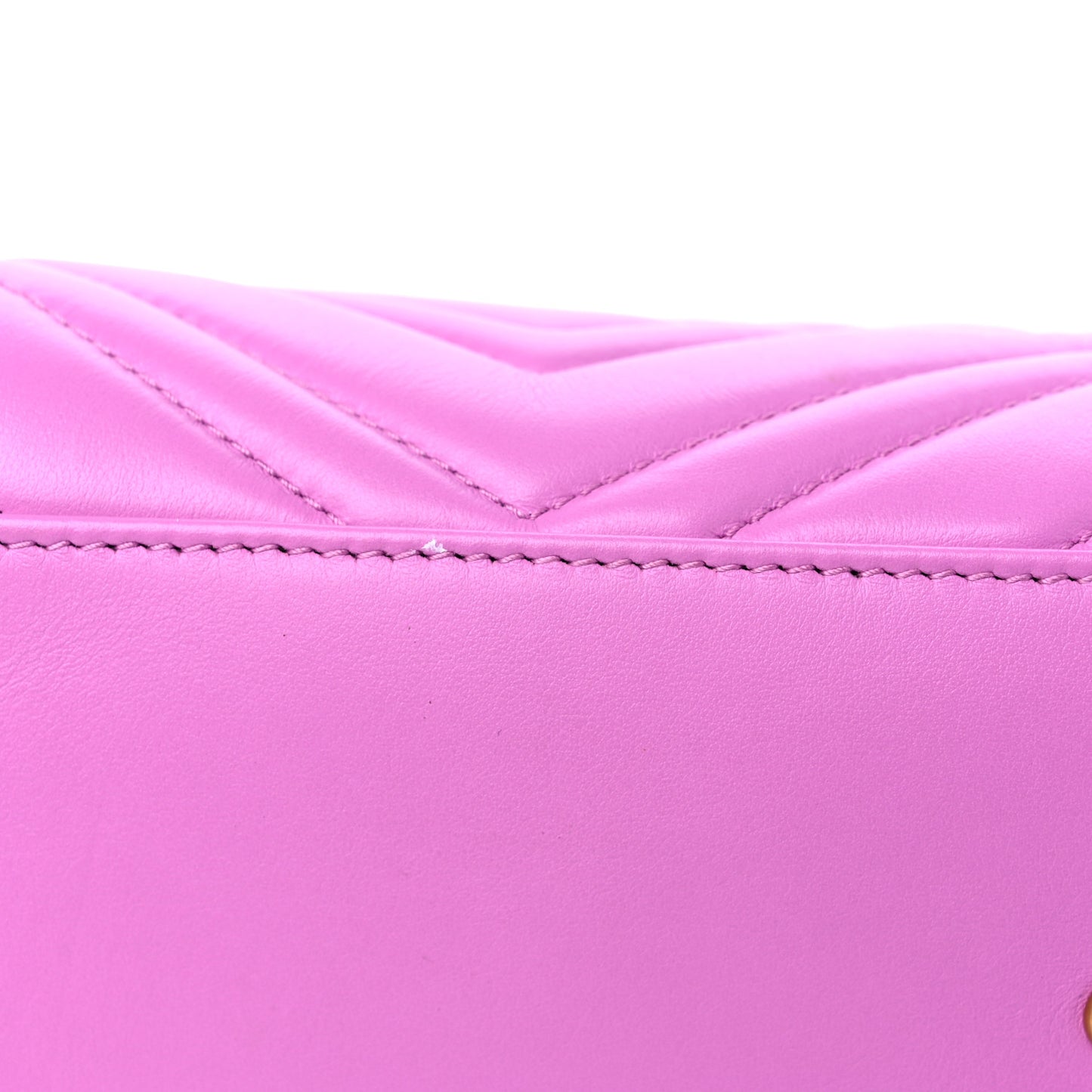 Calfskin Matelasse Small GG Marmont Tote Candy Mousse