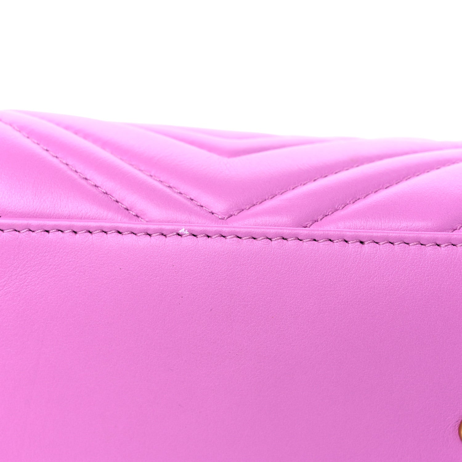 Gucci Calfskin Matelasse Small GG Marmont Tote Candy Mousse 17 of 19