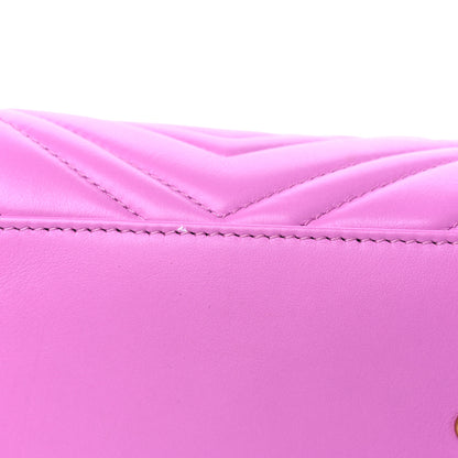 Gucci Calfskin Matelasse Small GG Marmont Tote Candy Mousse 17 of 19