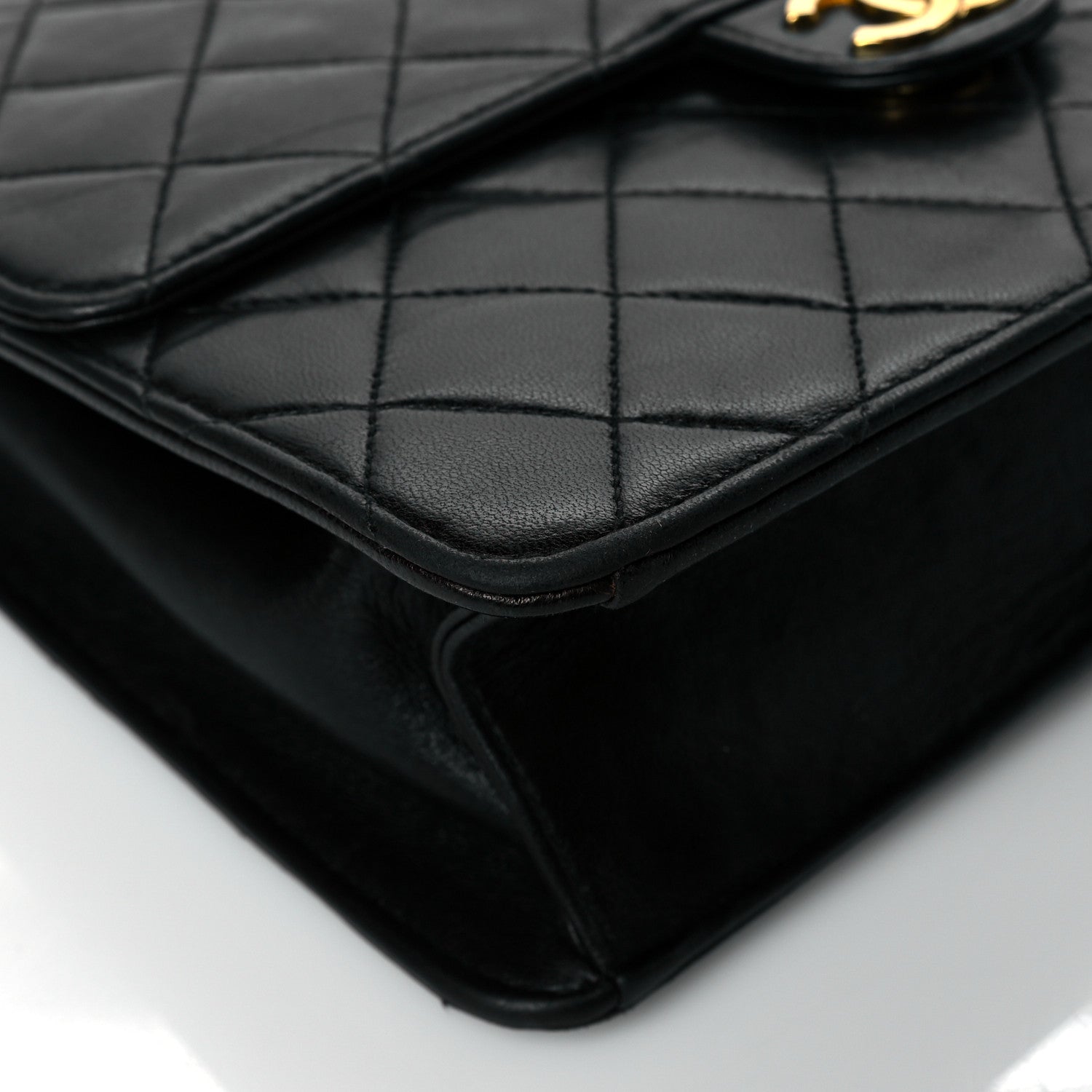 Chanel Lambskin Quilted Small Single Flap Black 8 of 11