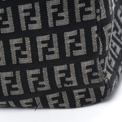 Fendi Zucchino Shoulder Bag Black 17 of 27
