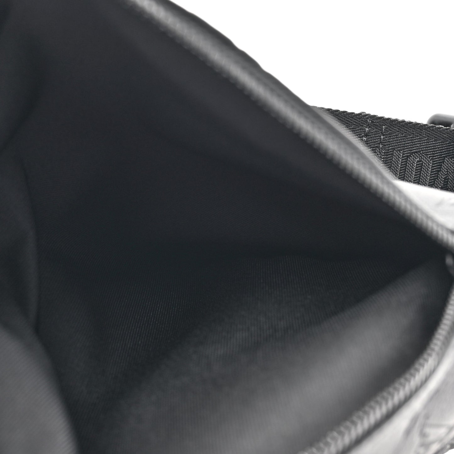 Calfskin Shadow Monogram Duo Slingbag Black