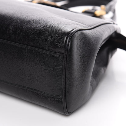 Gucci Calfskin Medium Re(Belle) Top Handle Bag Black 8 of 9