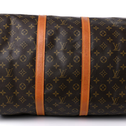 Louis Vuitton Monogram Keepall Bandouliere 55 18 of 32