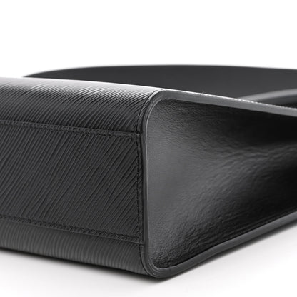 Louis Vuitton Epi Sac Plat PM Black 9 of 10