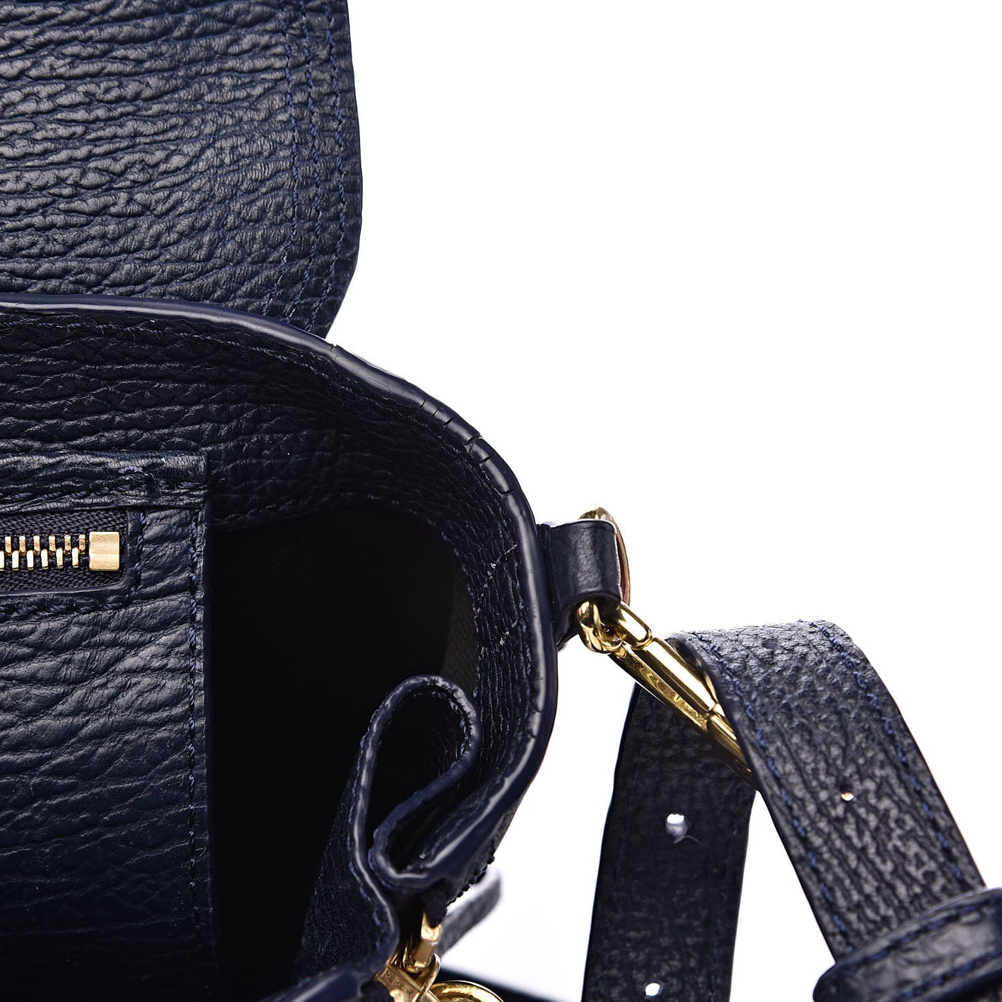 3.1 Textured Calfskin Mini Pashli Satchel Ink