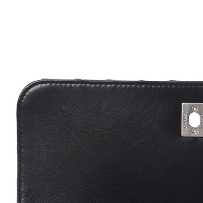 Chanel Calfskin Studded Chevron Quilted Flap Black 8 of 13