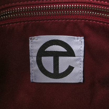 Telfar Vegan Leather Medium Shopping Bag Oxblood 6 of 8