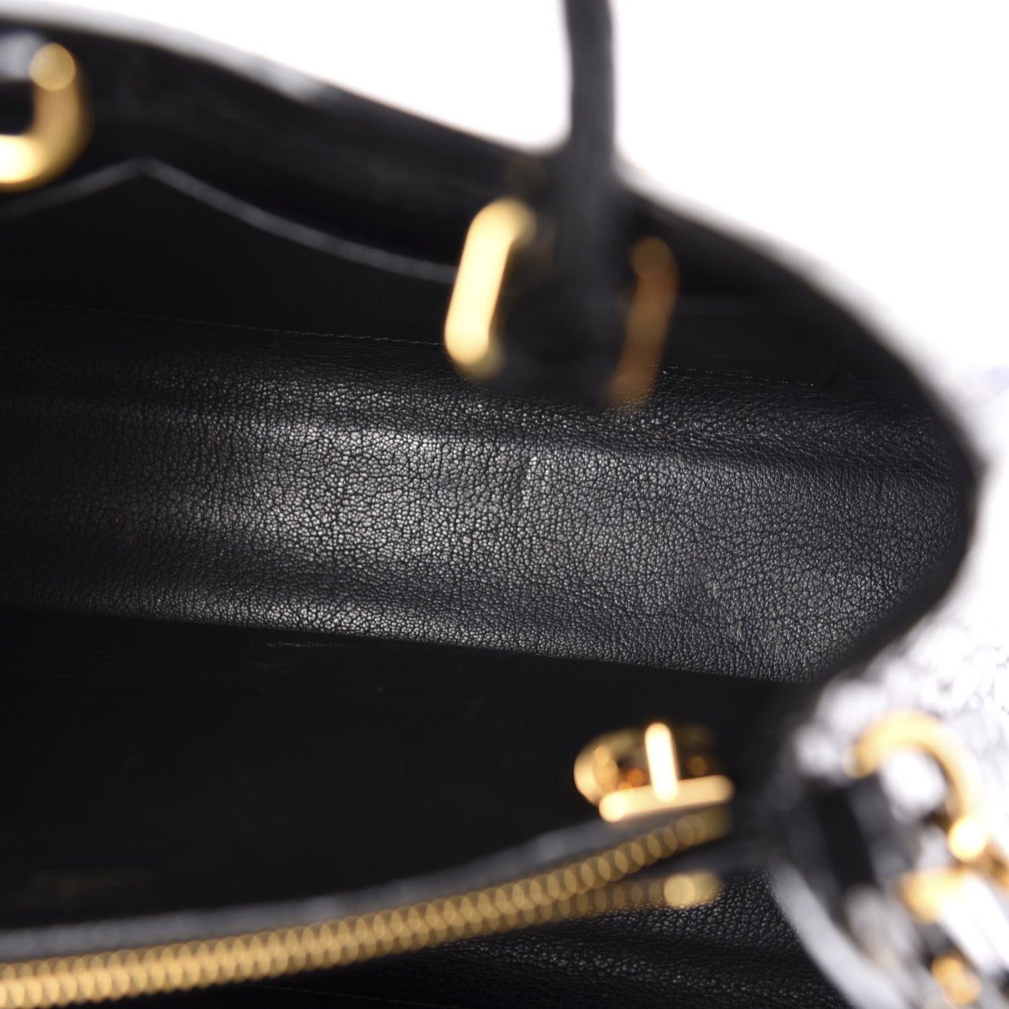 Crocodile Brilliant Montaigne MM Black