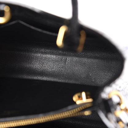 Louis Vuitton Crocodile Brilliant Montaigne MM Black 10 of 12