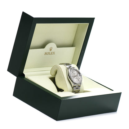 Rolex Stainless Steel 34mm Oyster Perpetual Date Watch Silver 15210 5 of 5