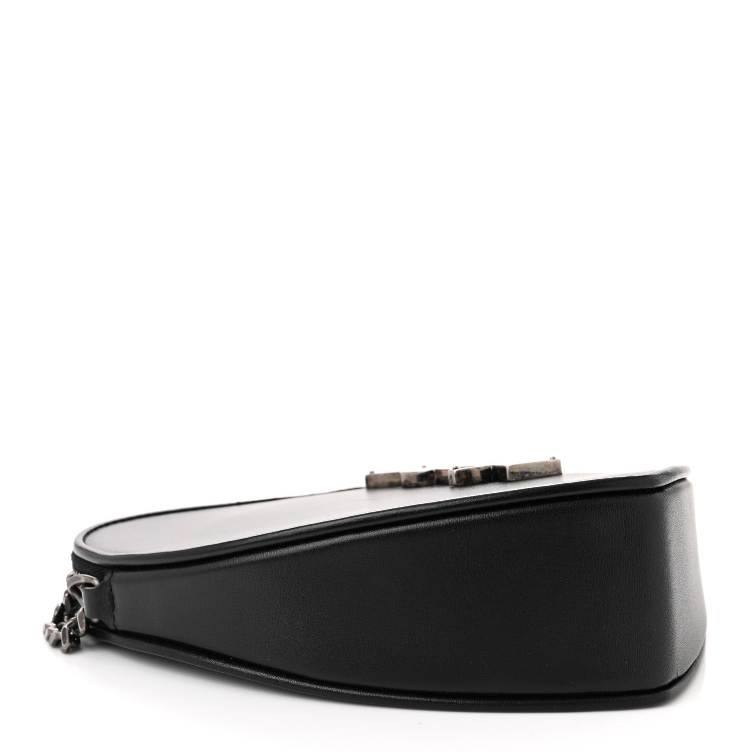 Saint Laurent Calfskin Small Monogram Love Shoulder Bag Black 5 of 12