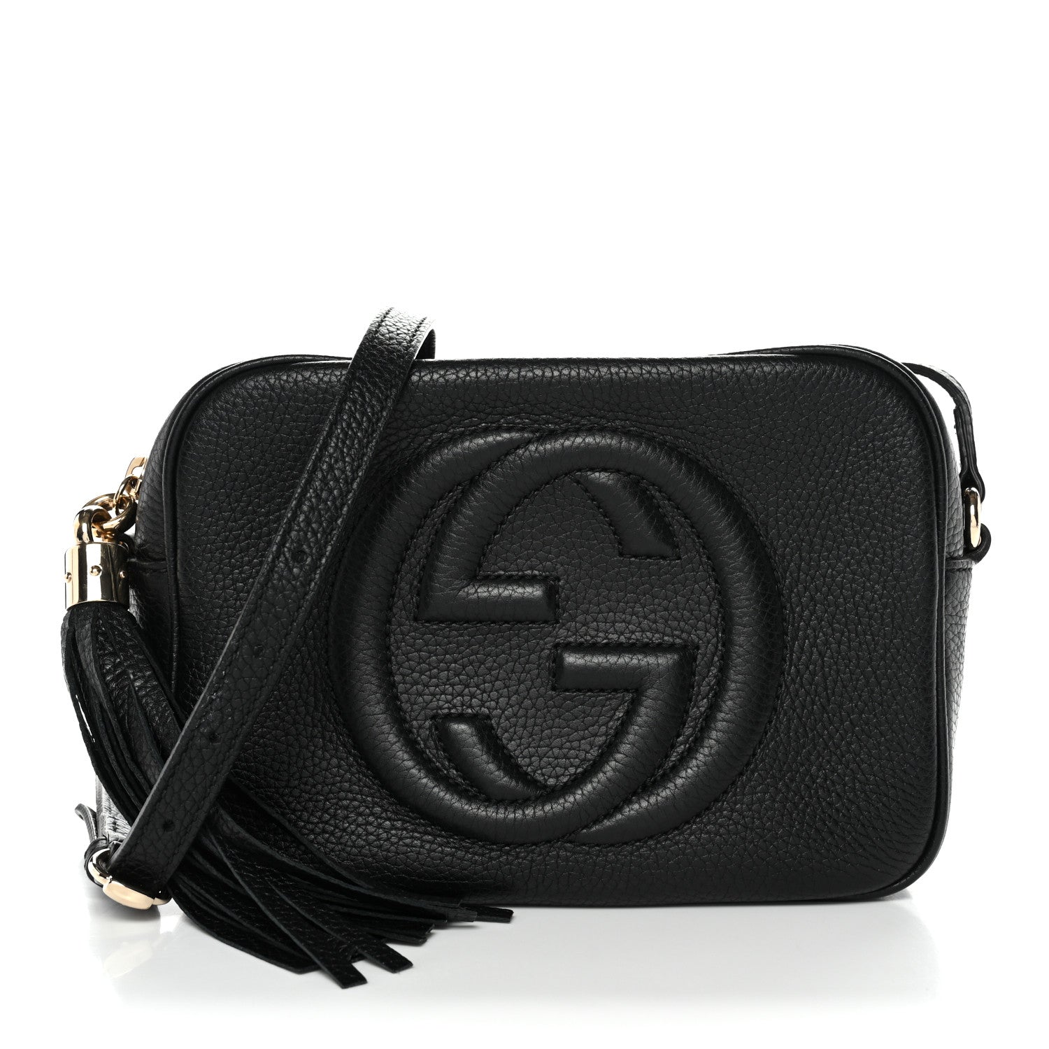 Gucci Pebbled Calfskin Small Soho Disco Bag Black 1 of 12