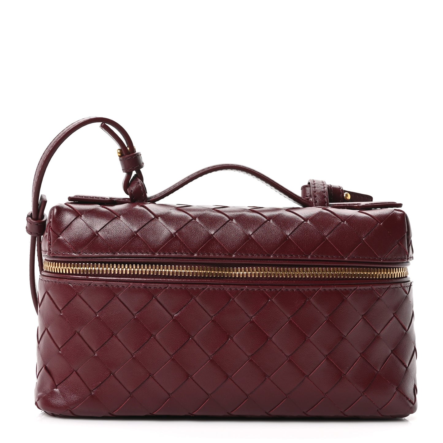 Nappa Intrecciato Bang Bang Vanity Case Barolo