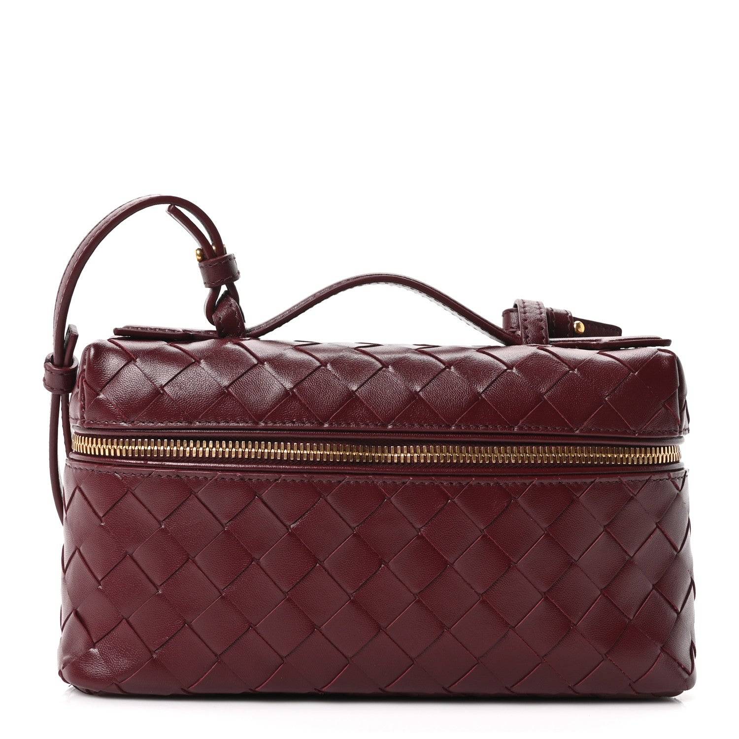 Bottega Veneta Nappa Intrecciato Bang Bang Vanity Case Barolo 1 of 10