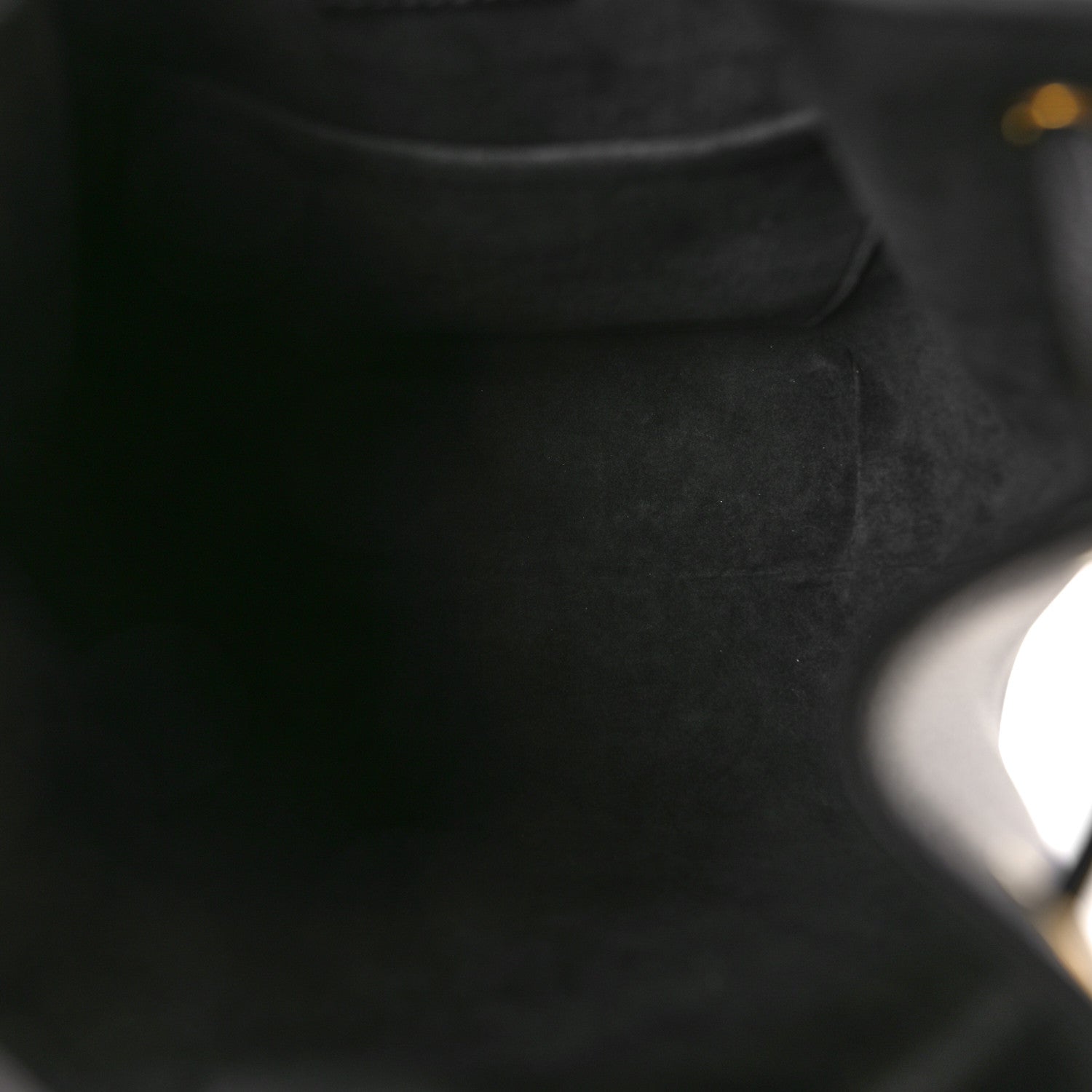 Louis Vuitton Calfskin Lockme Bucket MM Black 5 of 8