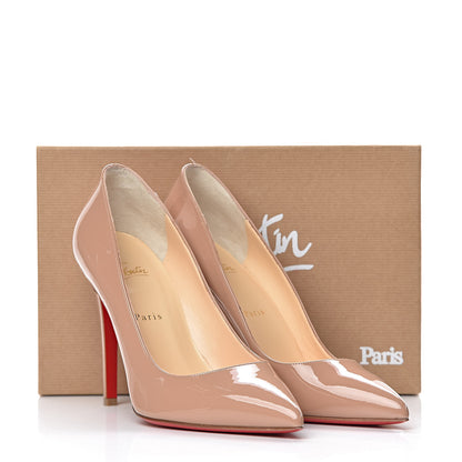 Christian Louboutin Patent Pigalle 100 Pumps 41 Nude 9 of 9