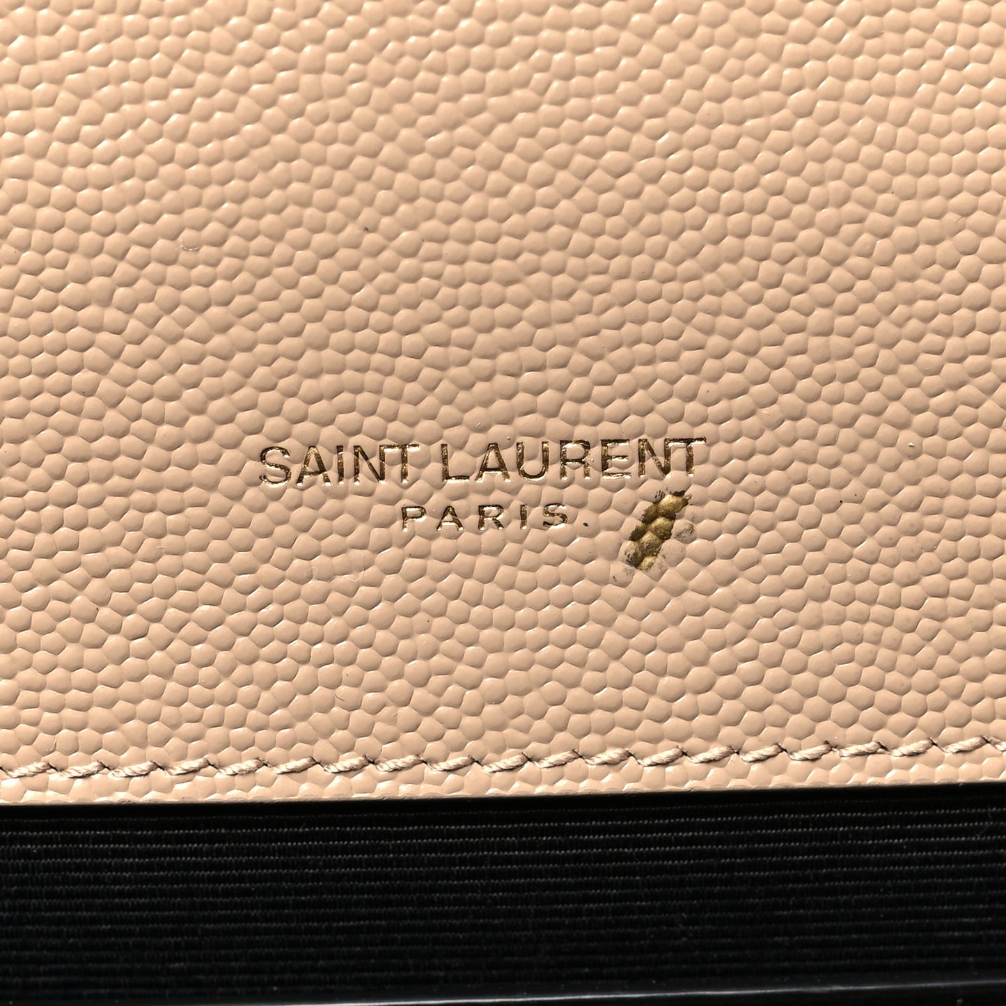 Grain De Poudre Textured Mixed Matelasse Medium Triquilt Monogram Satchel Dark Beige