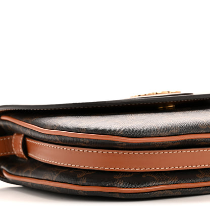 Celine Calfskin Triomphe Besace Tan 10 of 13