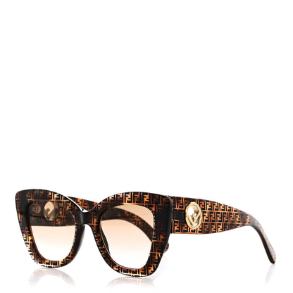 Fendi Acetate F is Fendi FF 51mm Cat Eye Sunglasses 0327/S Tortoise Camouflage 1 of 6