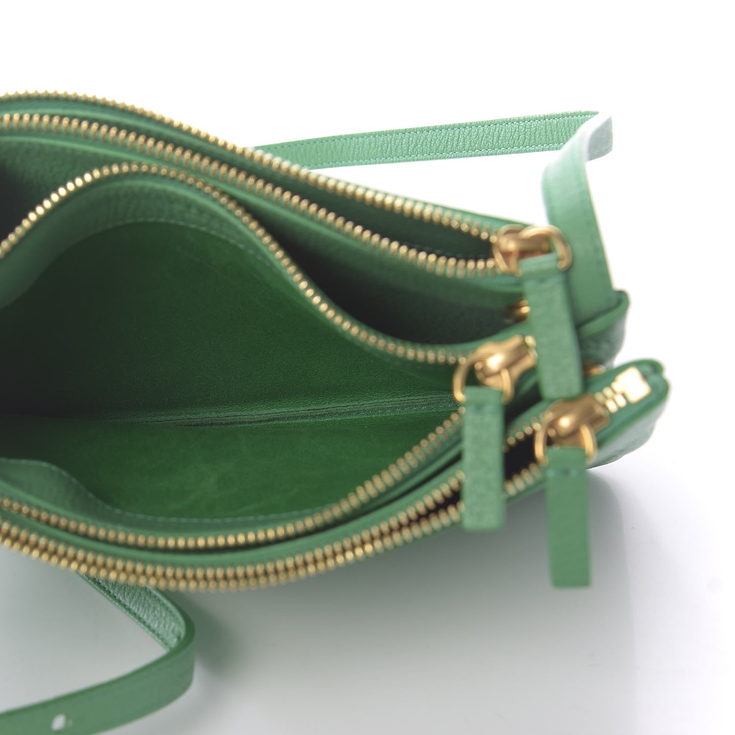 Celine Goatskin Small Trio Crossbody Bag Palm 4 of 8