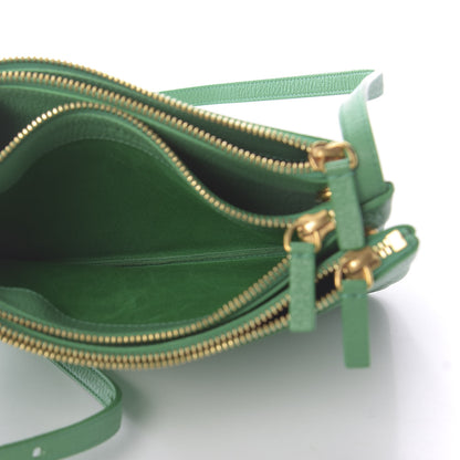 Celine Goatskin Small Trio Crossbody Bag Palm 4 of 8