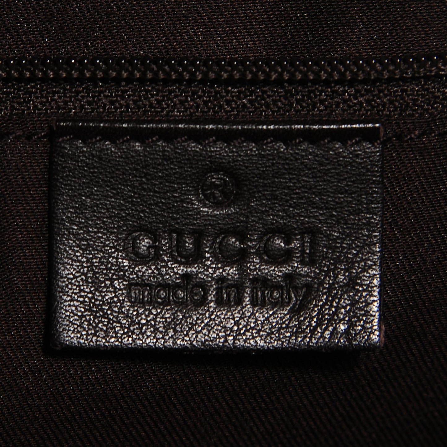 Monogram Medium D Gold Hobo Dark Brown