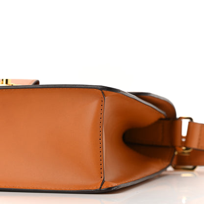 MCM Visetos Medium Tracy Shoulder Bag Cognac 9 of 10