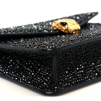 Bulgari Crystal Serpenti Forever Small Crossbody Bag Black 8 of 9