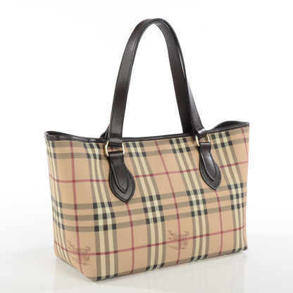 Burberry Haymarket Check Medium Tote Chocolate 3 of 8