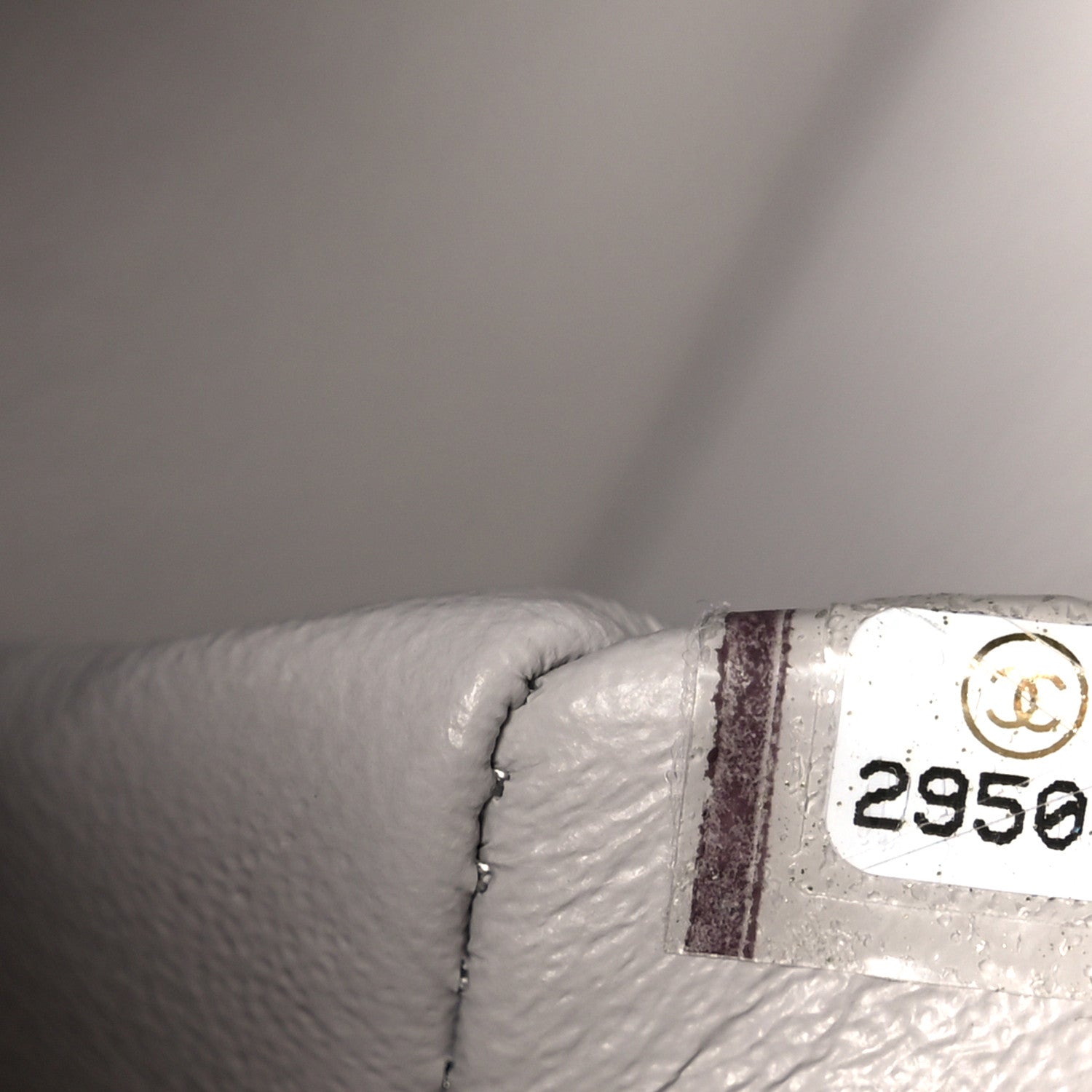 Chanel Lambskin Quilted Mini Rectangular Flap Grey 8 of 11