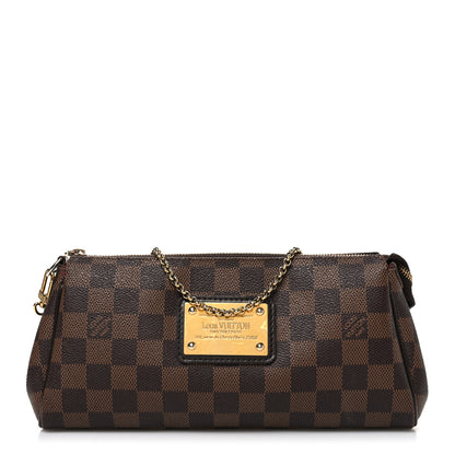 Louis Vuitton Damier Ebene Eva Clutch 1 of 11